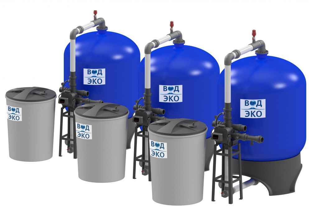 Автоматическая установка умягчения  АКВАФЛОУ SR 1100/3-96